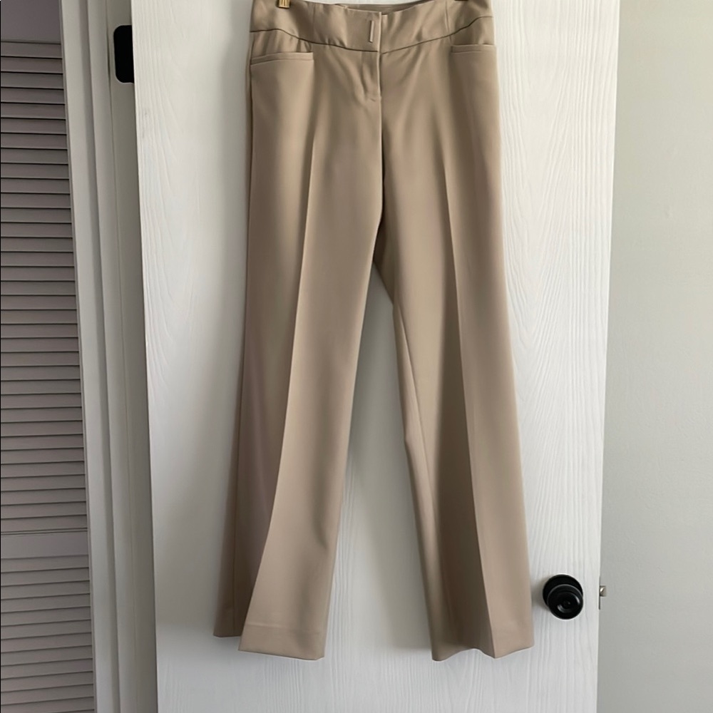 The Limited Tan Trousers Classic Straight-Leg